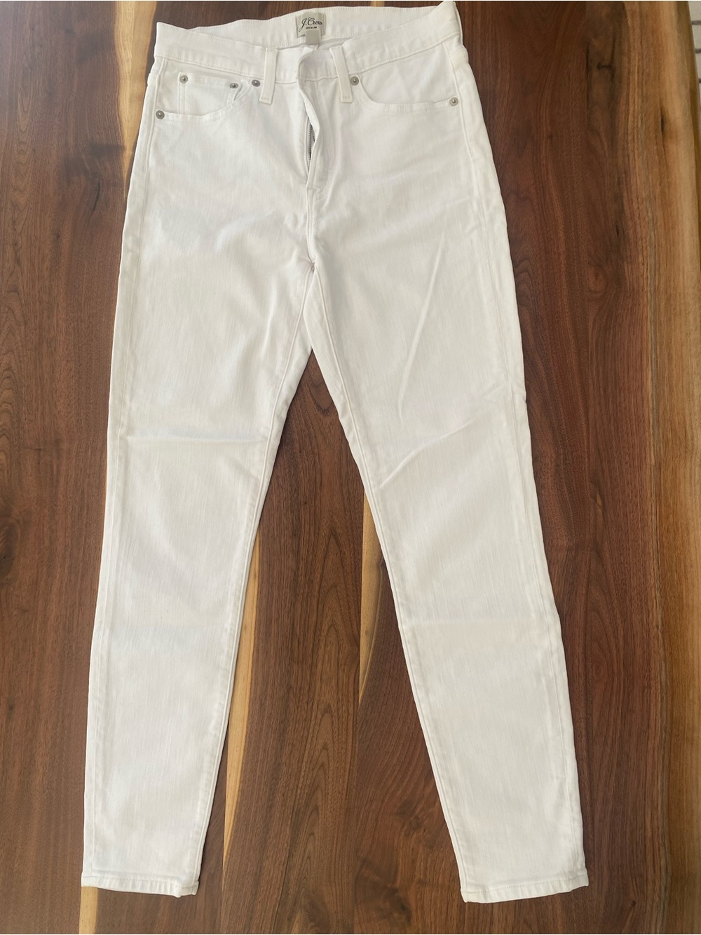 J. Crew White Skinny Jeans - 9in toothpick for Women